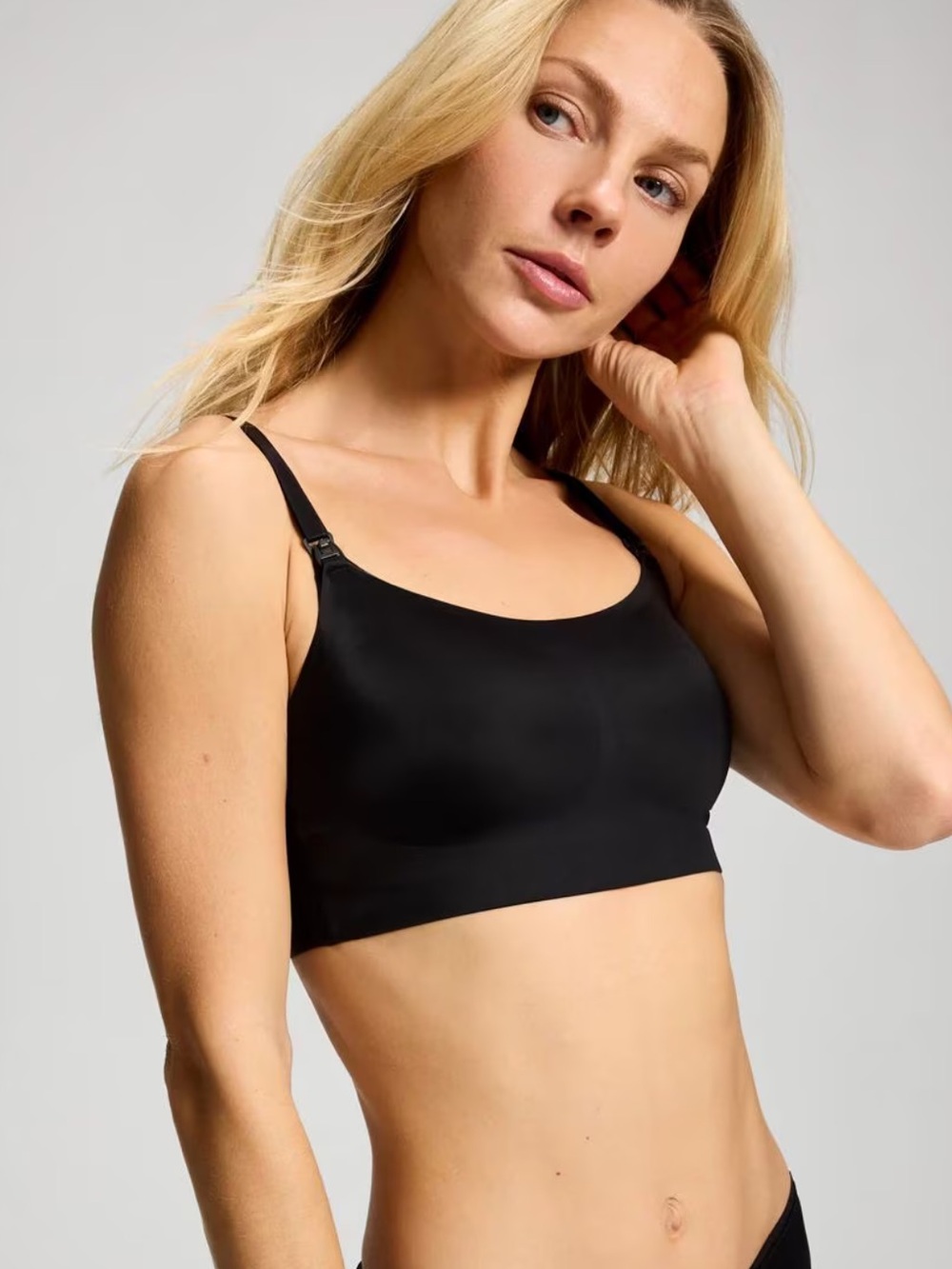 Soma ENBLISS Luxe Nursing Convertible Bralette SZ XL in Black‎